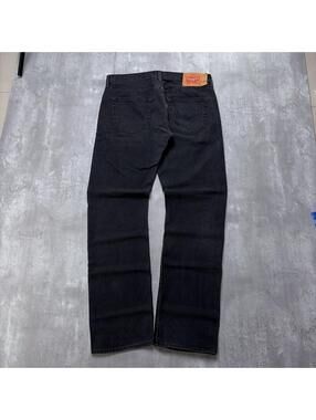 Y2K Black Levi’s 501 Grunge Straight Denim Jeans
